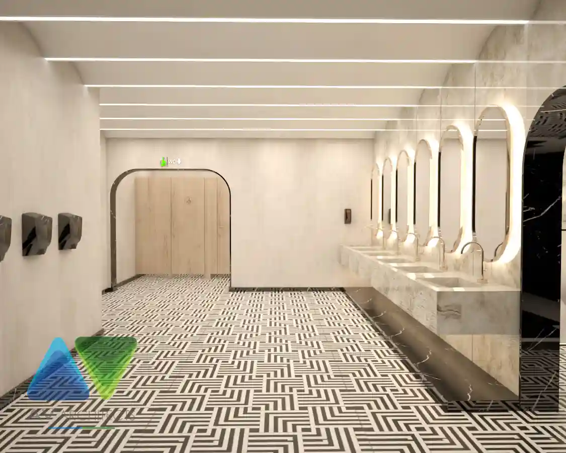 Toilets commercial Interior Project